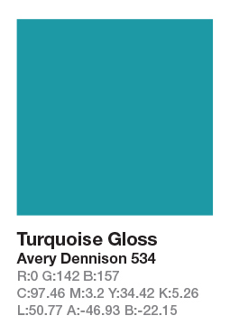 Avery 534 Turquoise 